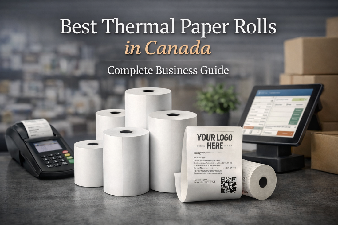 Best thermal paper rolls in Canada for POS systems with receipt printer and payment terminal setup