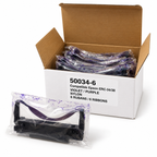 Compatible ERC34/38 Purple Nylon Ribbons — Box of 6