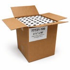 Open case of 2 1/4 × 50 ft BPA-free thermal paper rolls