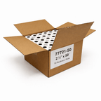 Open case of 2 1/4 × 50 ft BPA-free thermal paper rolls